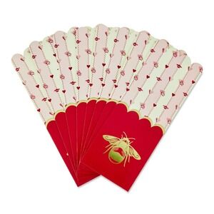 New Netflix‎ Bridgerton Tea Party Utensil Holders Burgundy Lot Of 8